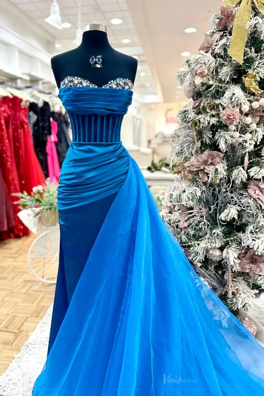 crystal blue dress Satin Prom with Sweetheart Neckline – SS370 – Viniodress Shoulder to shoulder Nail Polish/Art Ideas to Color:Peacock as Pics __label: FINAL30
