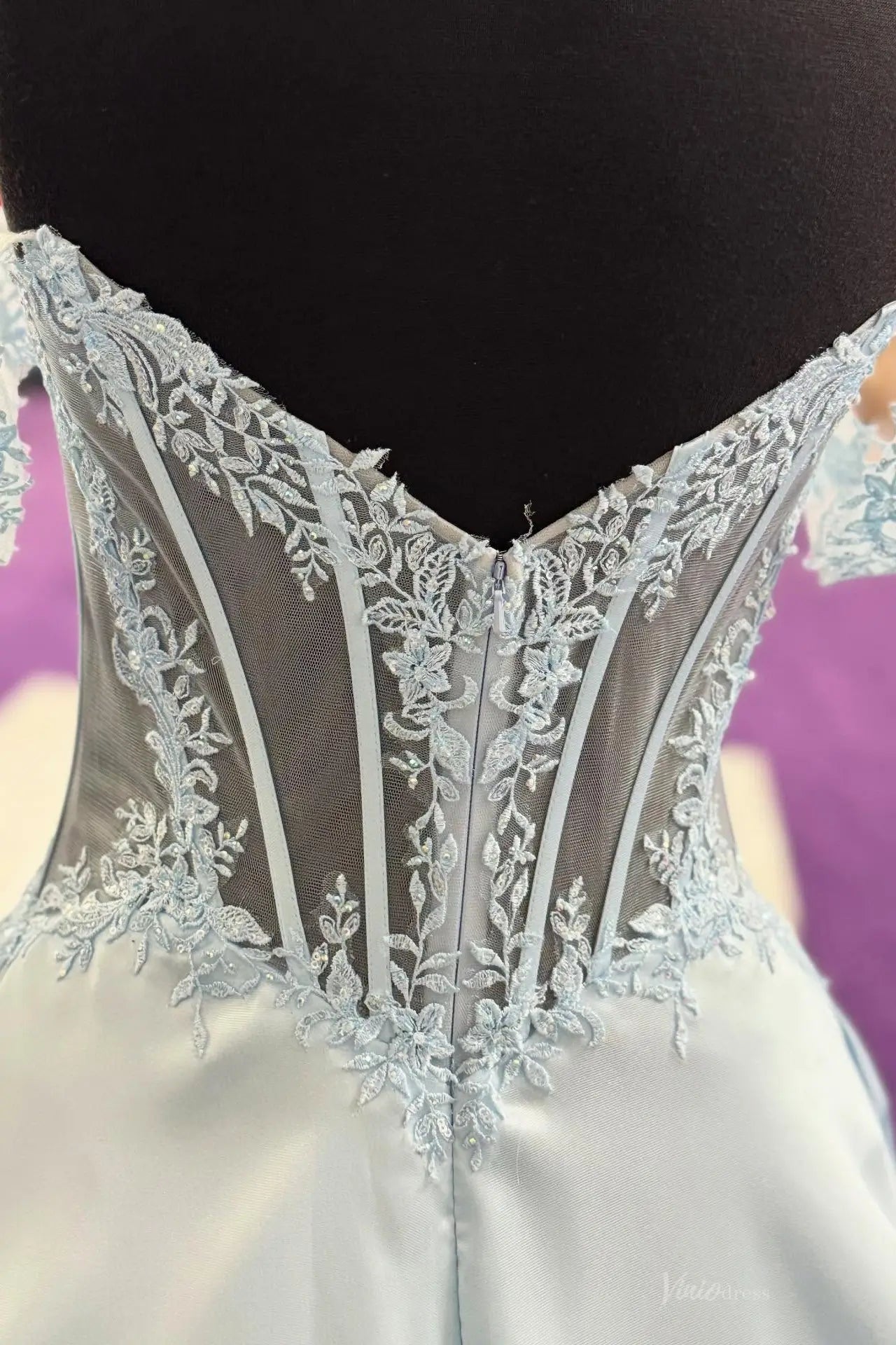 AS058不转-prom dresses 2026-Viniodress-Light Blue-Custom Size-