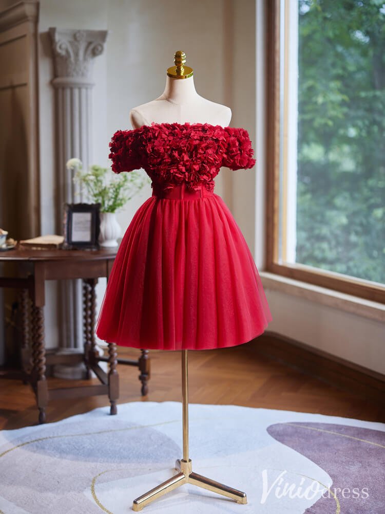 red grad dresses short V Neck Lace Prom Dresses, Short V Neck Red Lace Formal Homec  jbydress Its high Mini Dress Short Red Prom