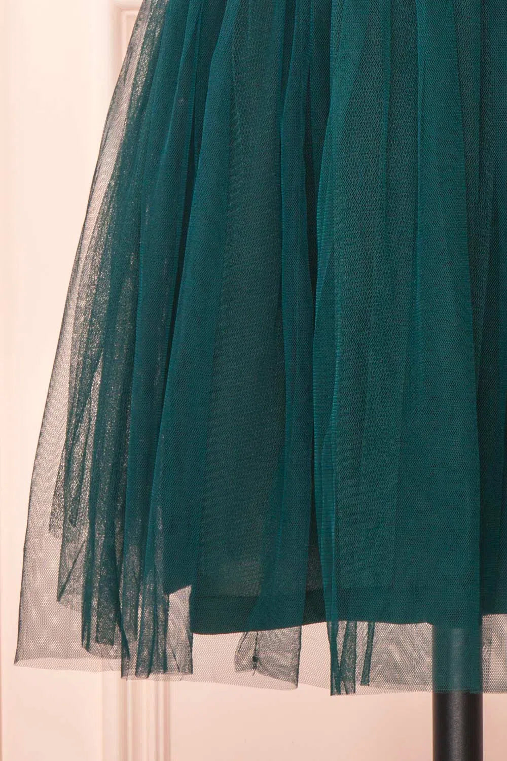 Backless Emerald Green Homecoming Dress Tulle Short Party Dress SD1091-Homecoming Dresses 2025 -Viniodress-Emerald Green-Custom Size-