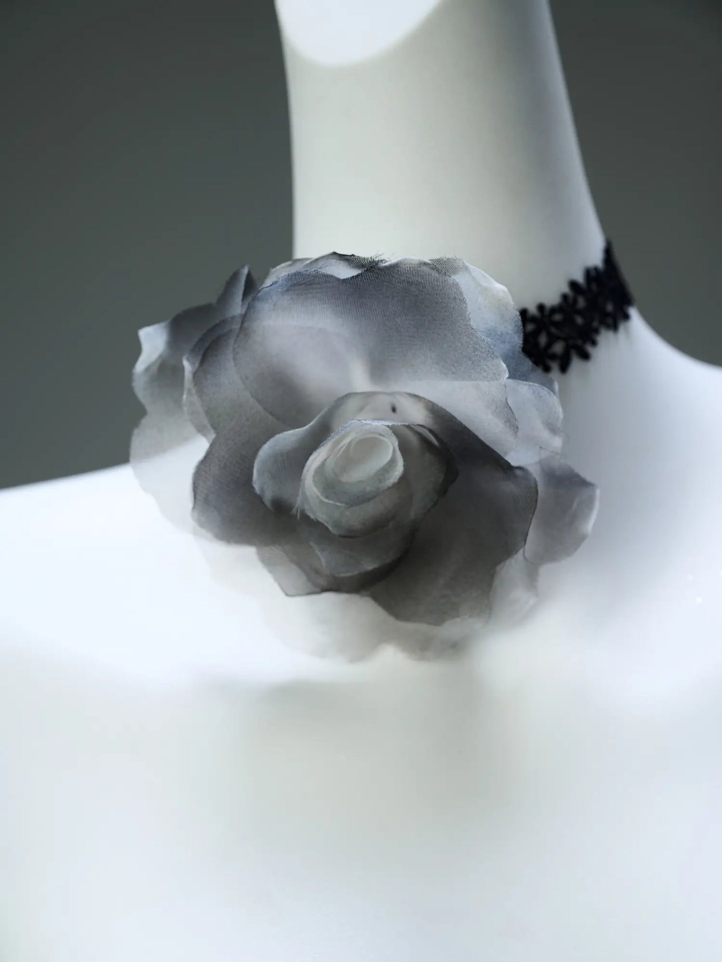 Black Strapless Tulle Formal Gown with 3D Flower & Sweetheart Neckline - CQ0112-Couture Gown 2025 -Viniodress-Black-Custom Size-