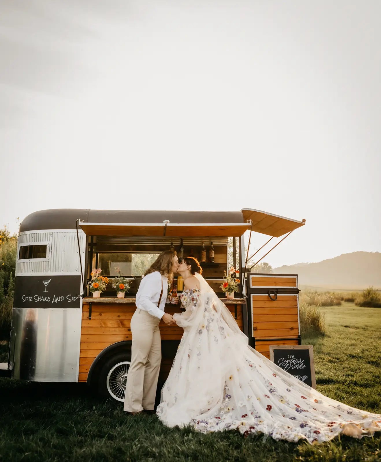 Colorful Floral Fairy Wedding Dress | Spaghetti Strap Ball Gown with Veil FW104-wedding dresses 2025 -Viniodress-Ivory-Dress Only-Custom Size