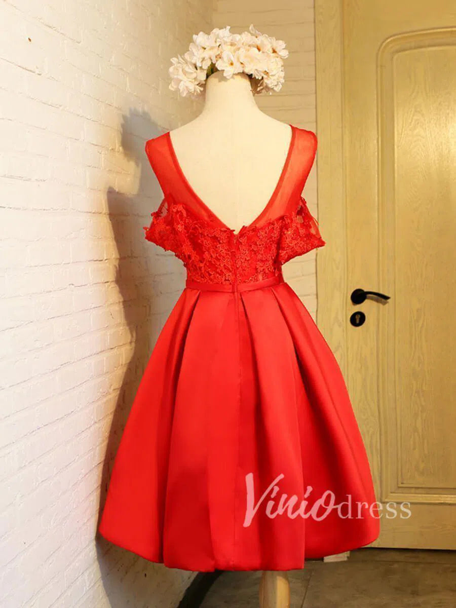 Cute Homecoming Dresses Light Blue Graduation Dress SD1181-Homecoming Dresses 2025 -Viniodress-Light Blue-Custom Size-