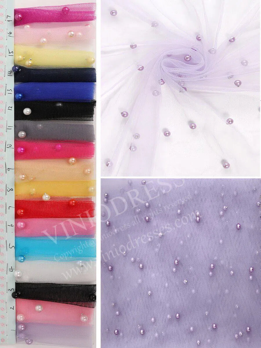 Cute Pink Tulle Flower Girl Dresses GL1025-flower girl dresses 2025 -Viniodress-Pink-Custom Size-