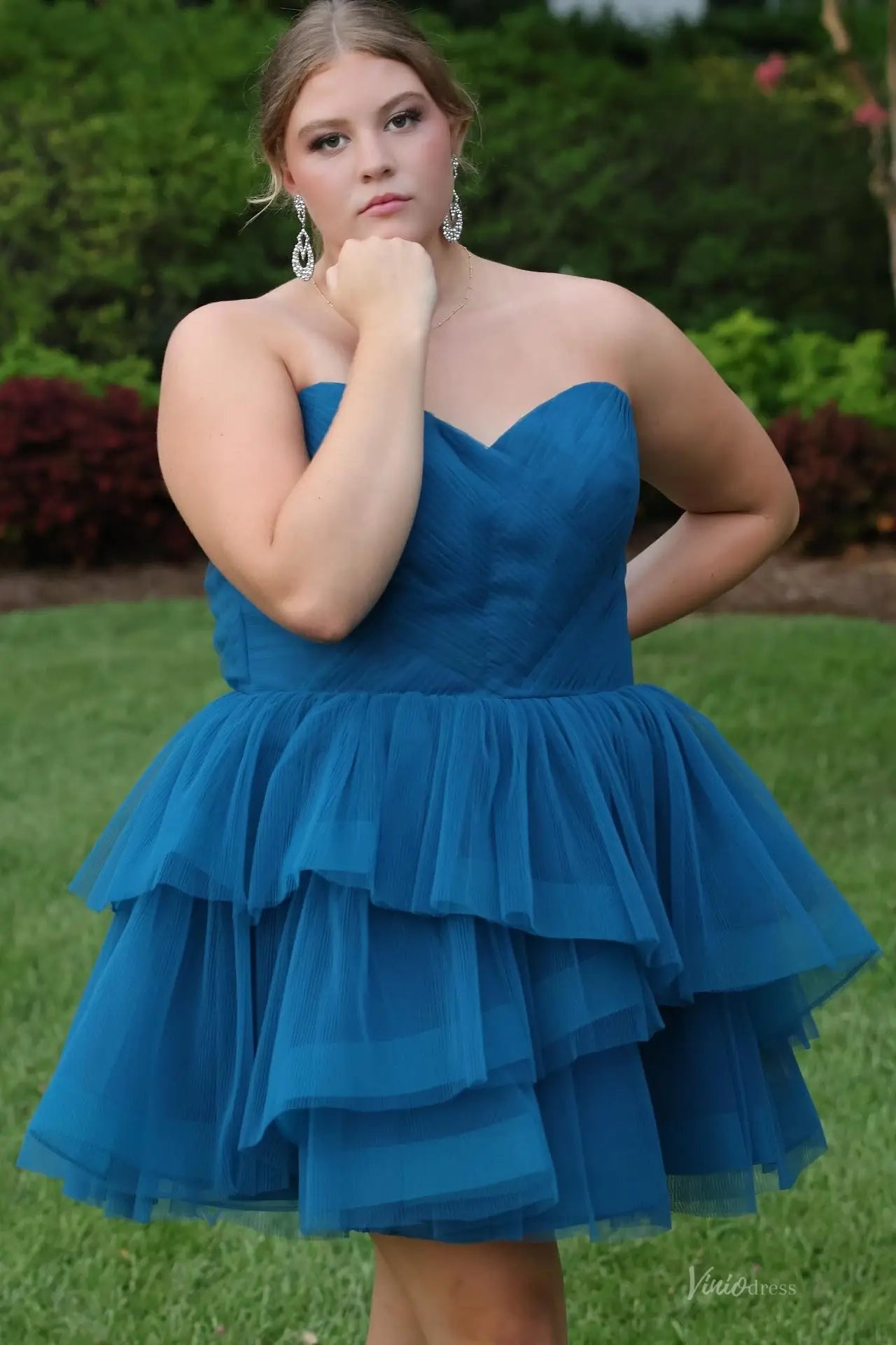 HR007 Deep Teal-Homecoming Dresses 2026-Viniodress-Teal-Custom Size – Add Measurements in Cart-