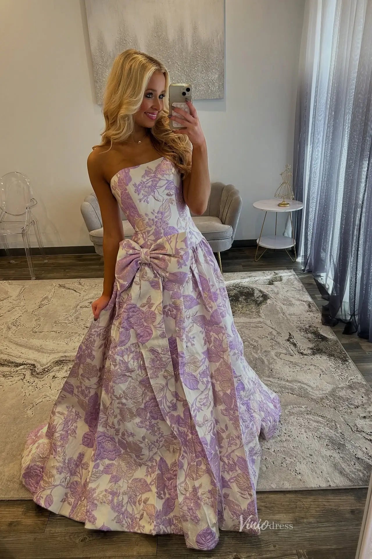 JC002-prom dresses 2026-Viniodress-Pink-Custom Size-