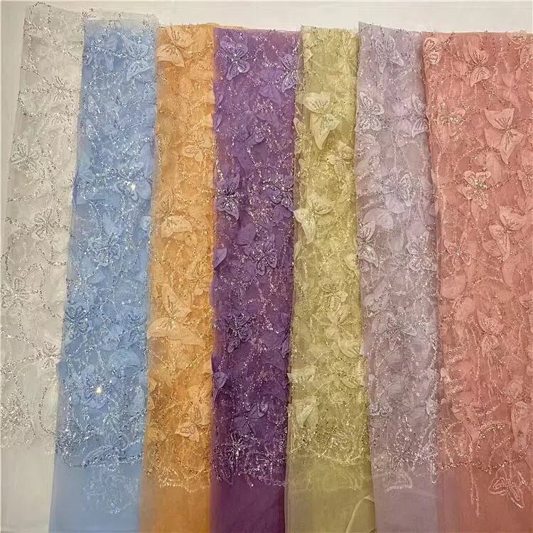 Light Blue Butterfly Prom Dresses Off the Shoulder Beaded Formal Dress FD3513-prom dresses 2025 -Viniodress-Light Blue-Custom Size-