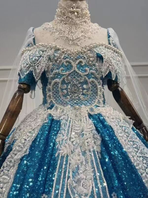 Luxury Ball Gown Pageant Dresses for Kids KD1029-Pageant Dresses for Kids 2025 -Viniodress-Lilac-Custom Size-