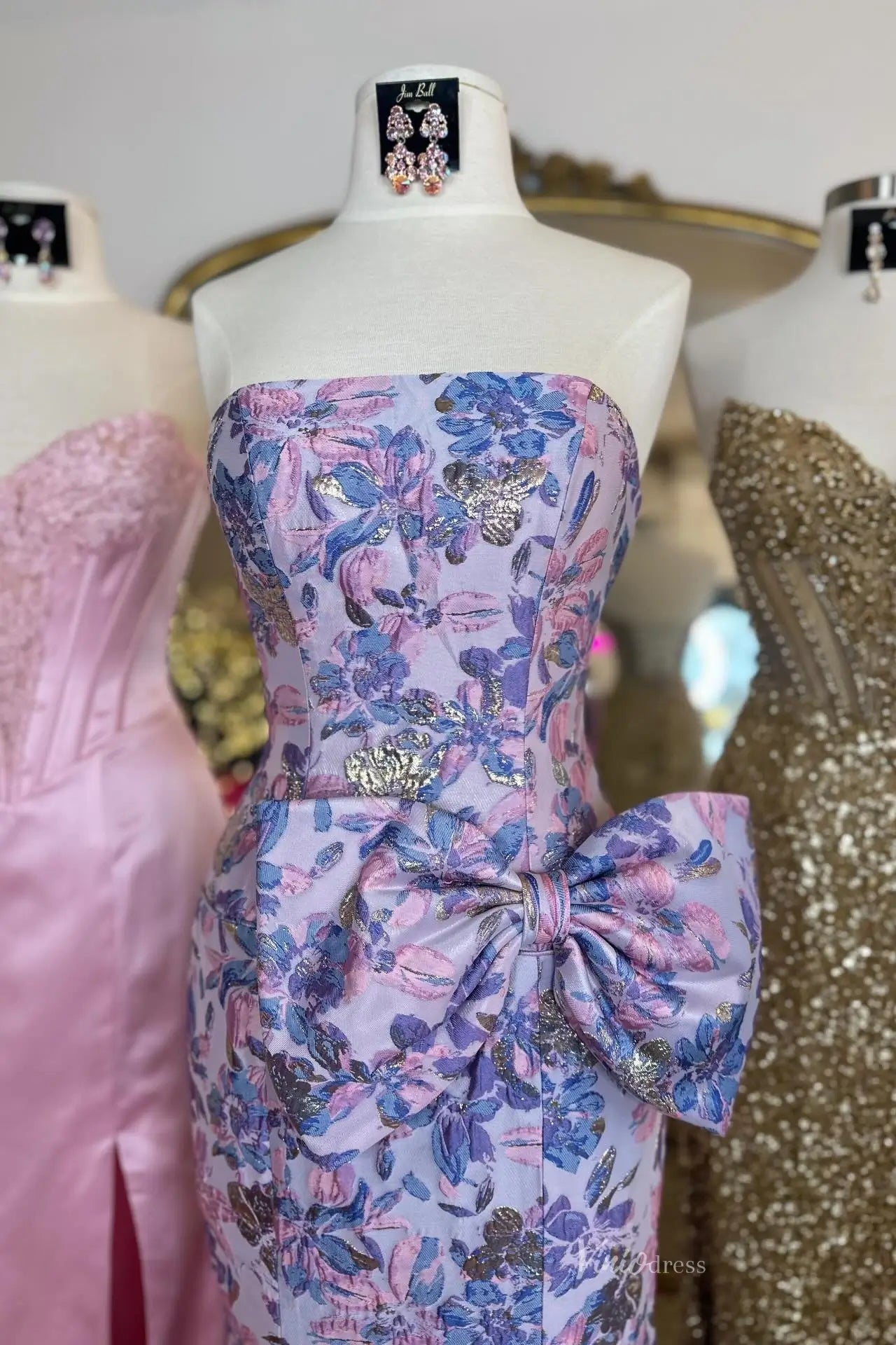 JC009-prom dresses 2026-Viniodress-Pink-Custom Size-