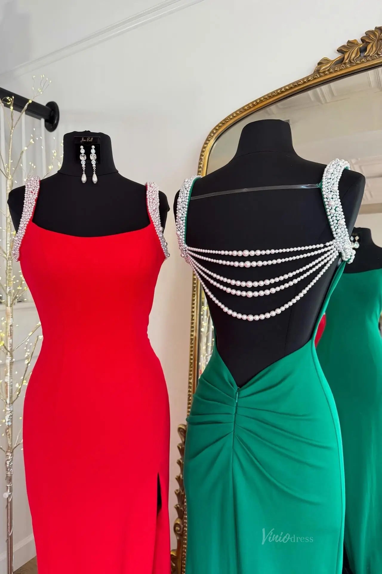 SS410-Prom Dresses 2026-Viniodress-Green-Custom Size – Add Measurements in Cart-