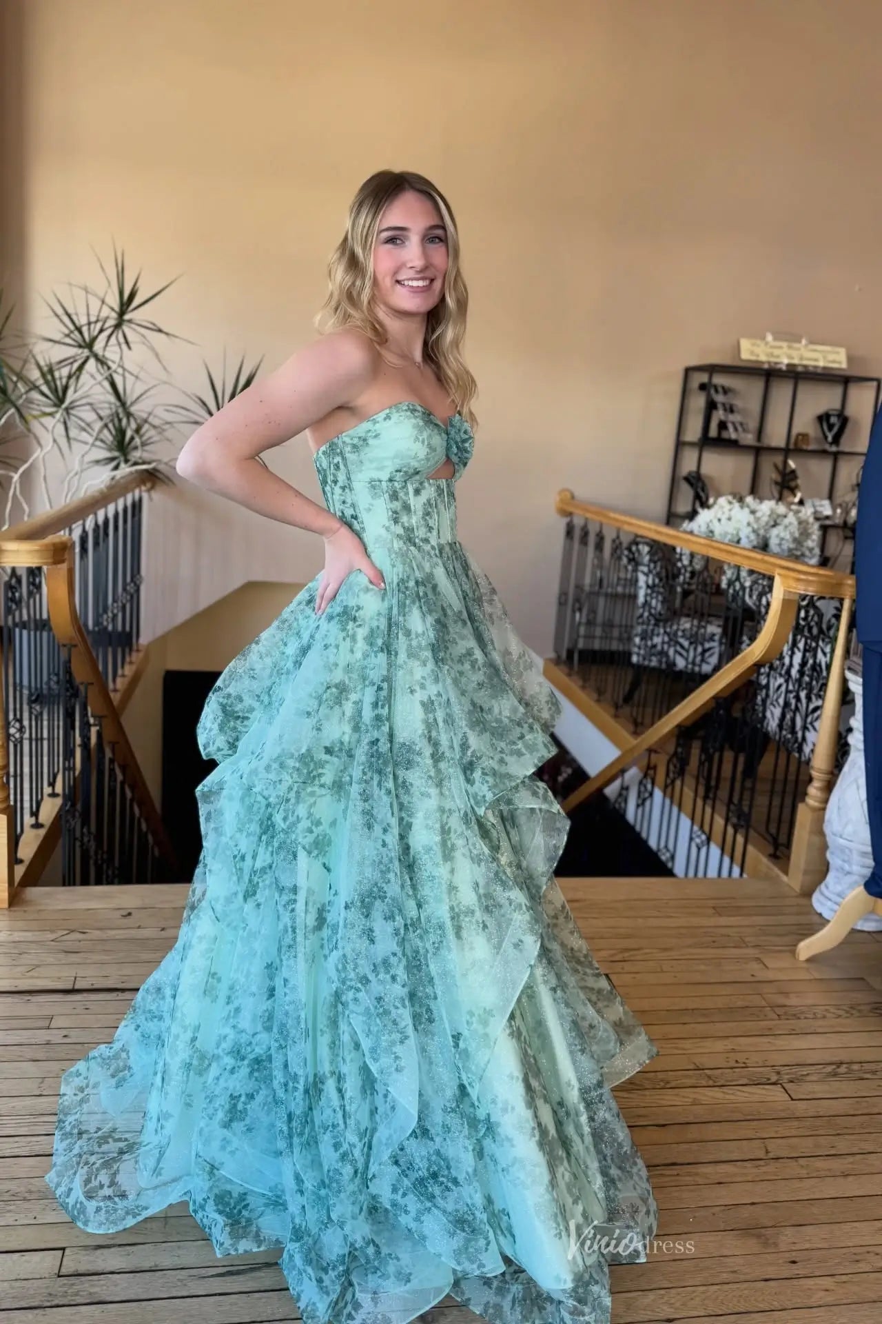 LY006-Prom Dresses 2026-Viniodress-Sage Blue-Custom Size-