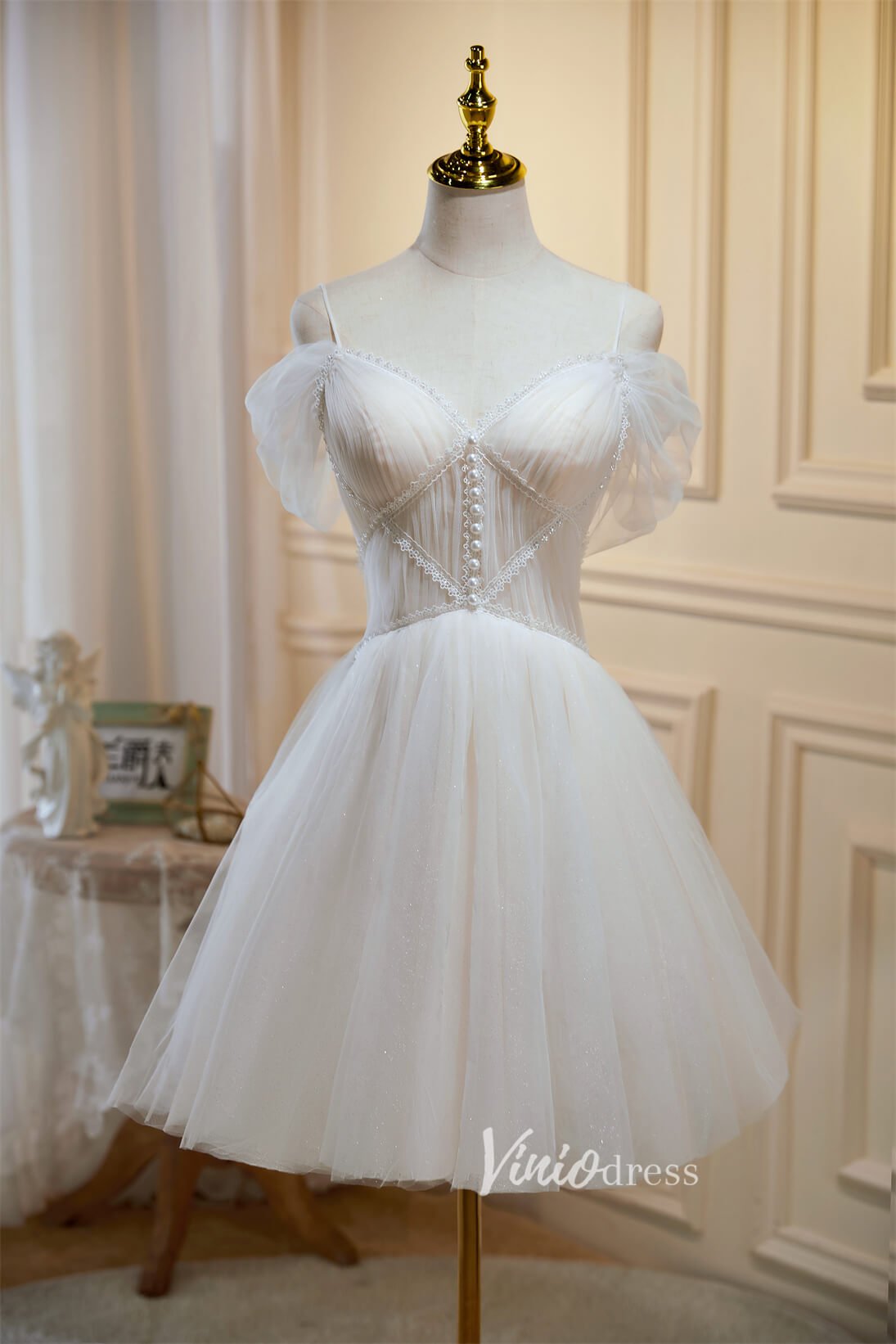 Short Homecoming Dresses Spaghetti Strap Graduation Dress SD1501 Viniodress Short Homecoming Dresses Spaghetti Strap Graduation Dress SD1501 Viniodress