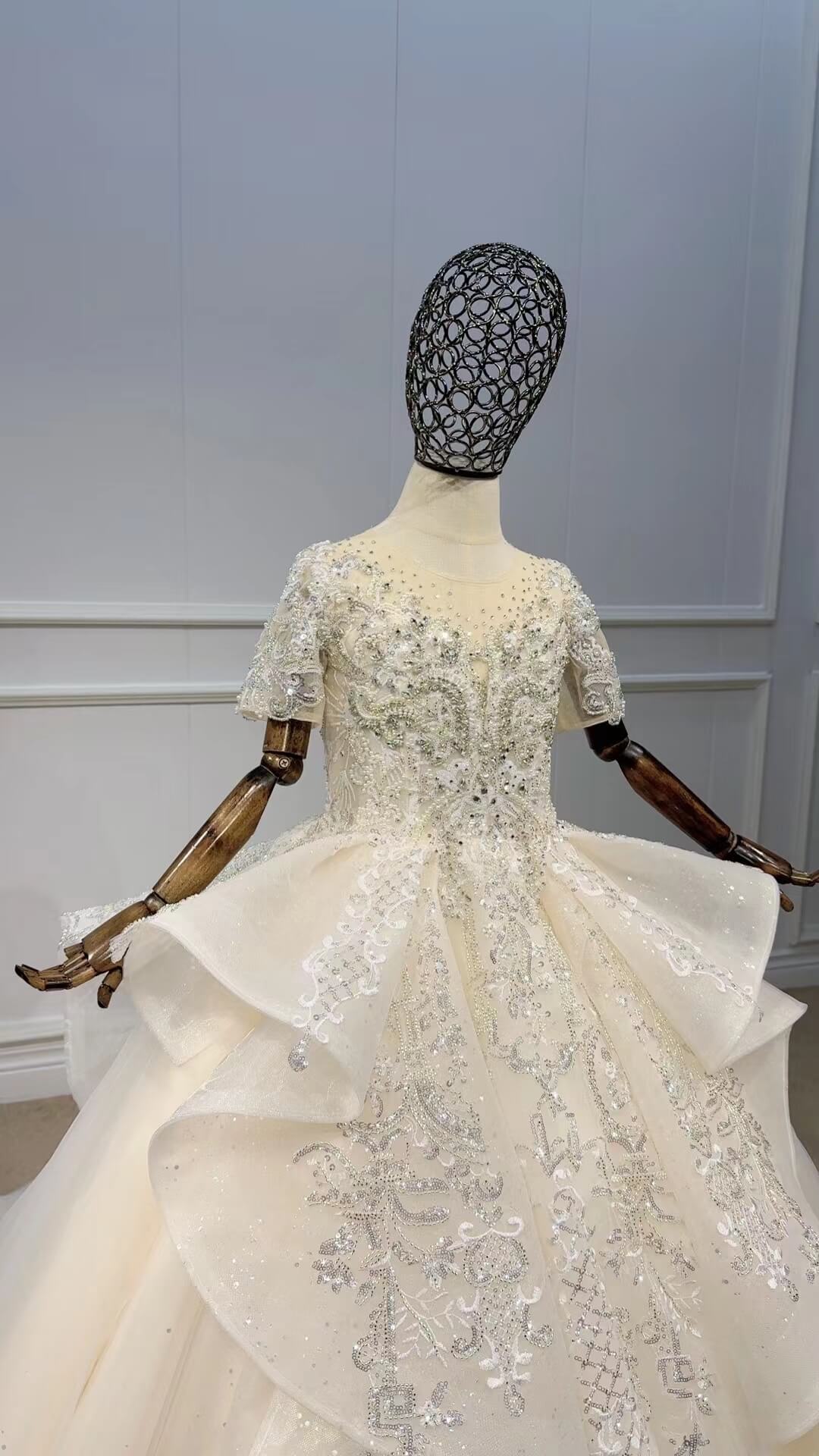 Sparkly Pageant Ball Gowns for Kids GL1098-Pageant Dresses for Kids 2025 -Viniodress-Lilac-Custom Size-