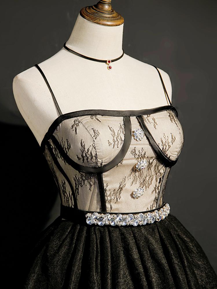 Vintage Sweetheart Black Homecoming Dresses 2021 SD1372-Homecoming Dresses 2025 -VINIODRESS-US2-Black-