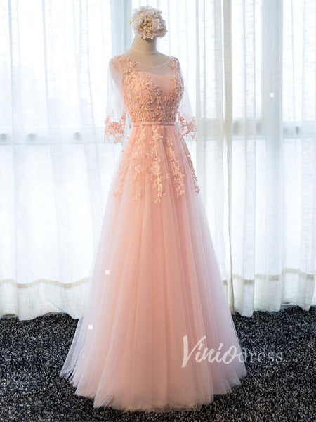 Dusty rose mother of cheap bride dress