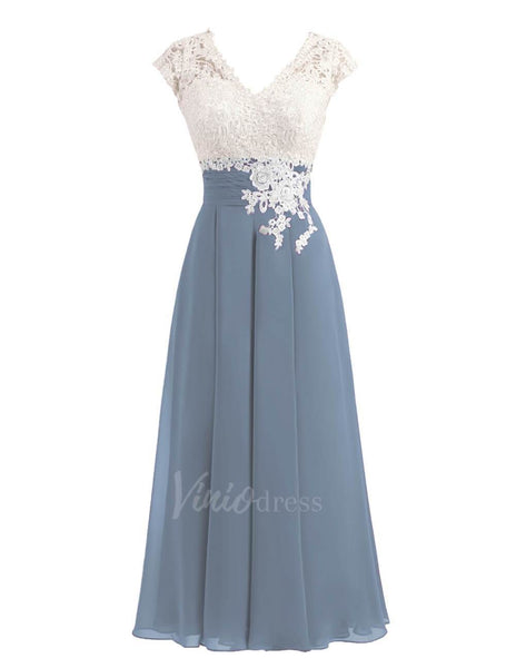 Slate Blue Mother of the Bride Dress