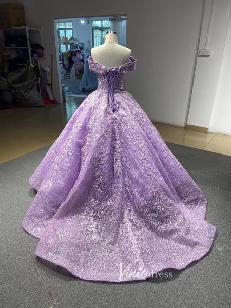 Purple Sweet Sixteen Dresses