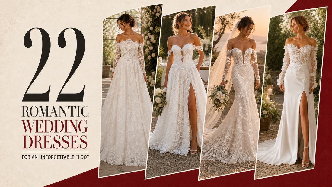 22 Romantic Wedding Dresses for an Unforgettable “I Do”