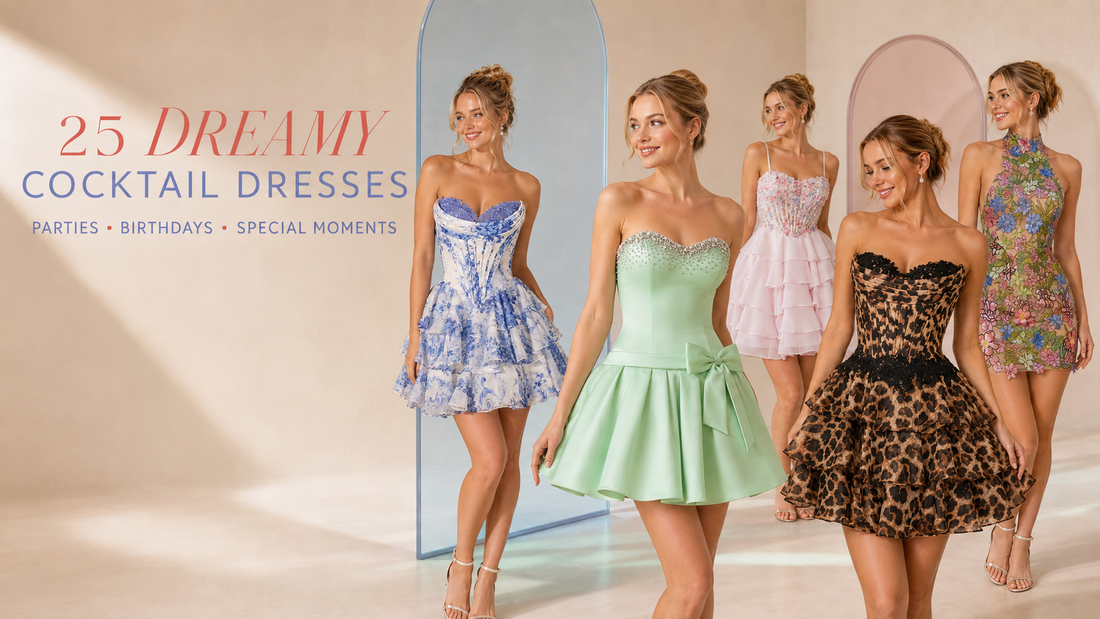 25 Dreamy Cocktail Dresses for Parties, Birthdays & Special Moments