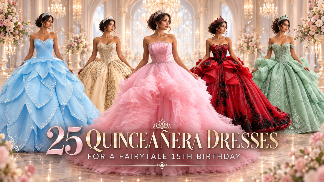 25 Quinceañera Dresses for a Fairytale 15th Birthday Celebration