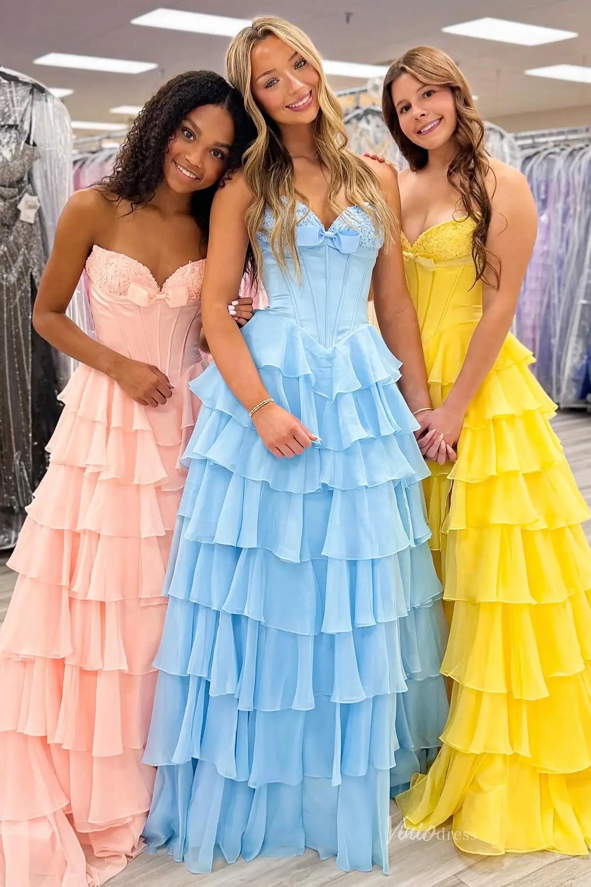 22 Ruffled Prom Dresses for Romantic 2026 Prom Looks | Tiered & Corset ...