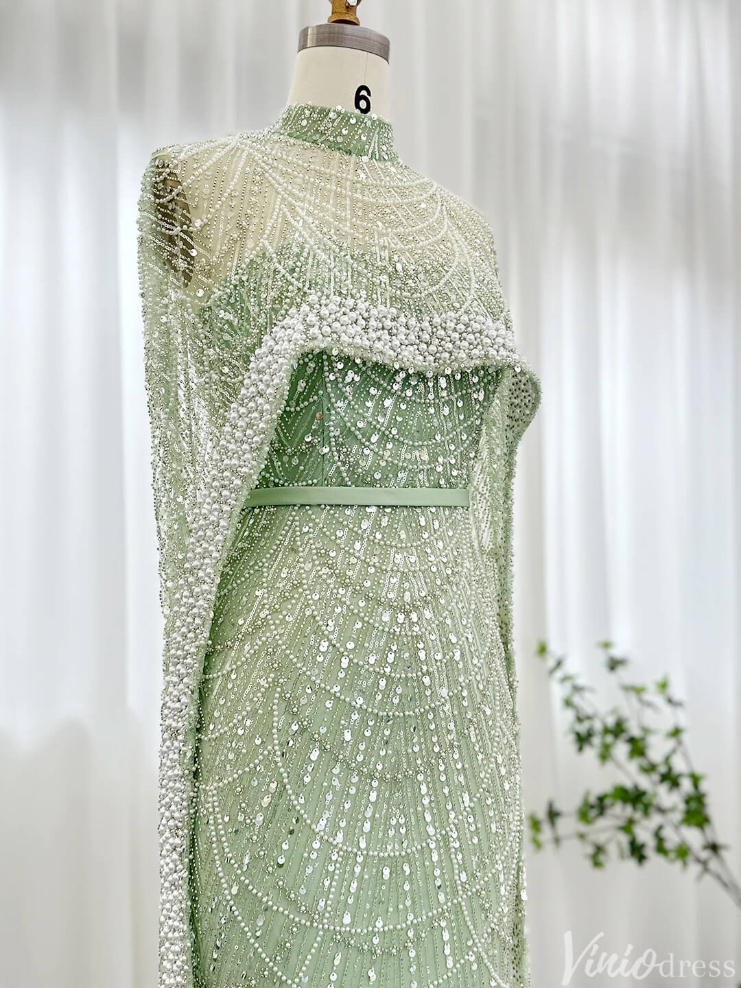 2 in 1 Beaded 20s Evening Gowns Gatsby Wedding Guest Dresses with Cape Viniodress 2 in 1 Beaded 20s Evening Gowns Gatsby Wedding Guest Dresses with Cape Viniodress