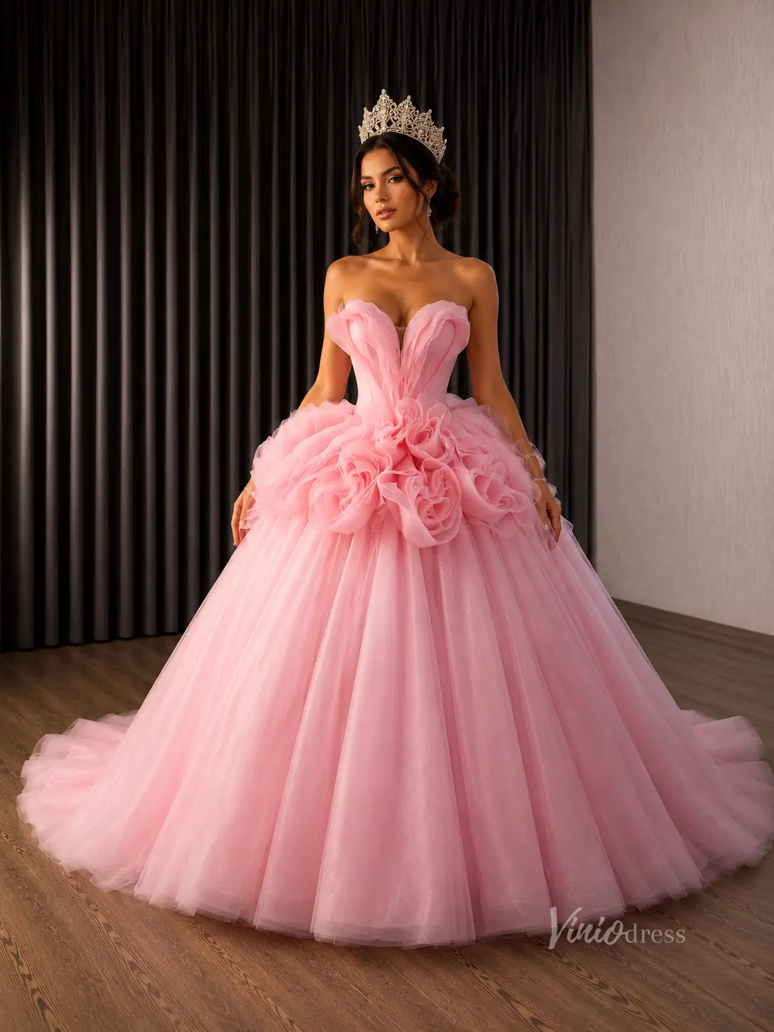 251106-Quinceanera Dresses 2026-Viniodress-Pink-Custom Size – Add Measurements in Cart-