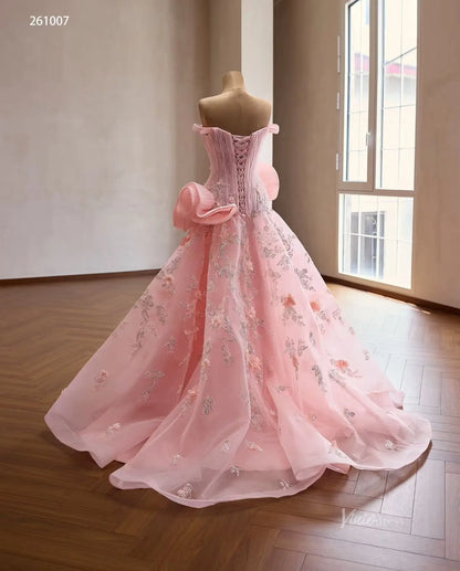 261007 30cm-Quinceanera Dresses 2026-Viniodress-Pink-Custom Size – Add Measurements in Cart-