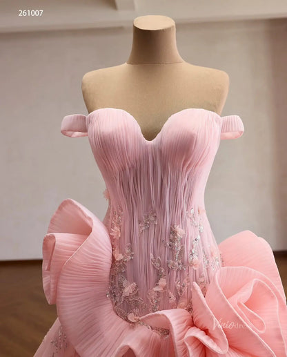 261007 30cm-Quinceanera Dresses 2026-Viniodress-Pink-Custom Size – Add Measurements in Cart-