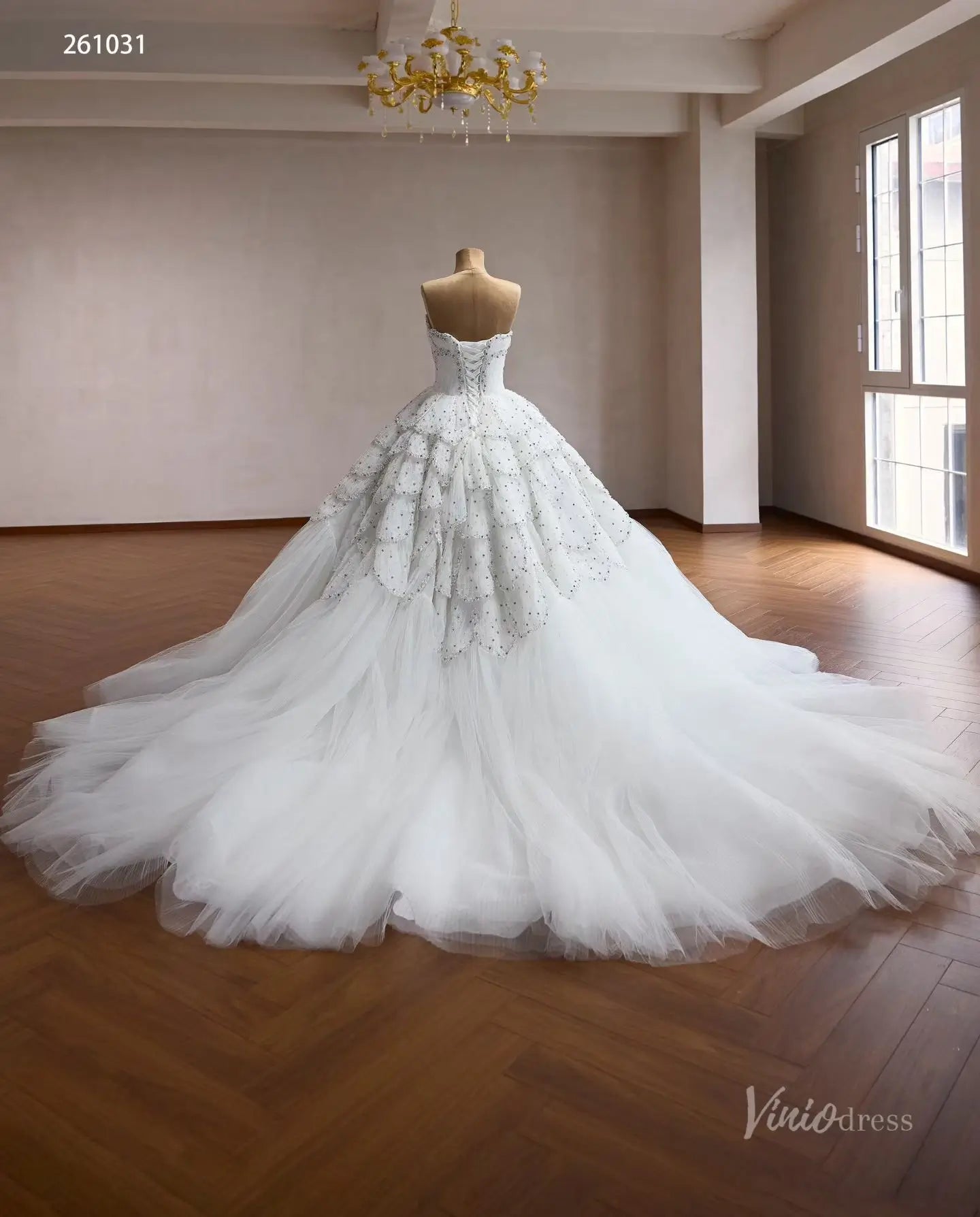 261031 80cm-wedding dresses 2026-Viniodress-Ivory-Custom Size – Add Measurements in Cart-
