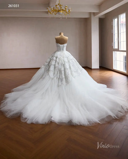 261031 80cm-wedding dresses 2026-Viniodress-Ivory-Custom Size – Add Measurements in Cart-