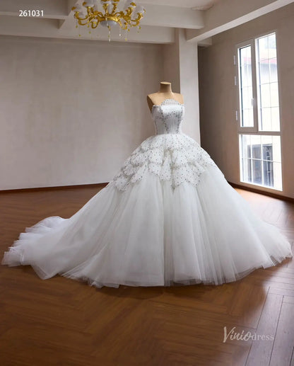 261031 80cm-wedding dresses 2026-Viniodress-Ivory-Custom Size – Add Measurements in Cart-
