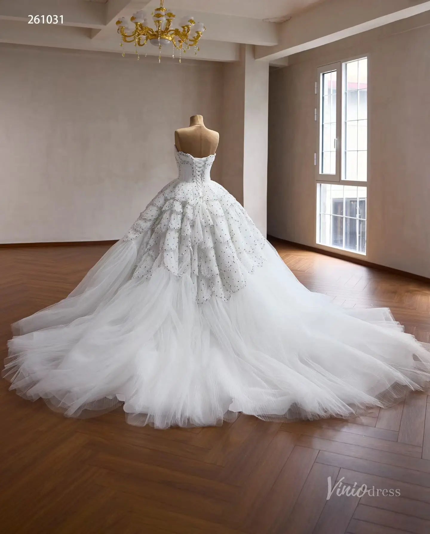 261031 80cm-wedding dresses 2026-Viniodress-Ivory-Custom Size – Add Measurements in Cart-