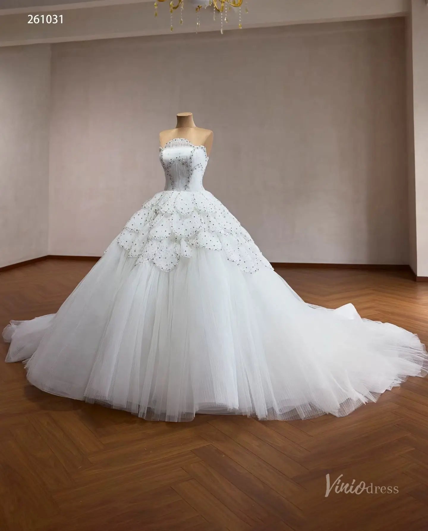 261031 80cm-wedding dresses 2026-Viniodress-Ivory-Custom Size – Add Measurements in Cart-