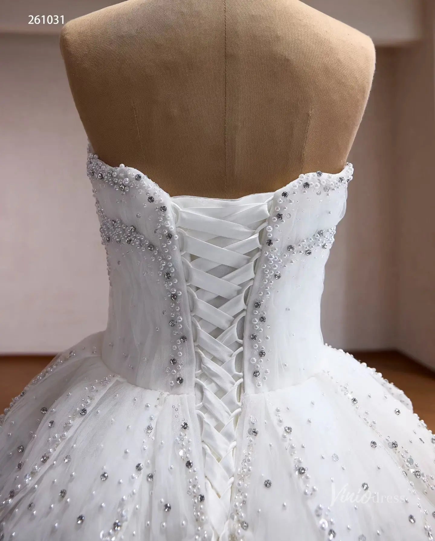 261031 80cm-wedding dresses 2026-Viniodress-Ivory-Custom Size – Add Measurements in Cart-
