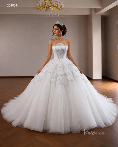 261031 80cm-wedding dresses 2026-Viniodress-Ivory-Custom Size – Add Measurements in Cart-