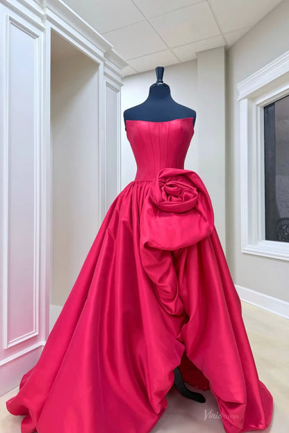 AS079-Prom Dresses 2026-Viniodress-Red-Custom Size-