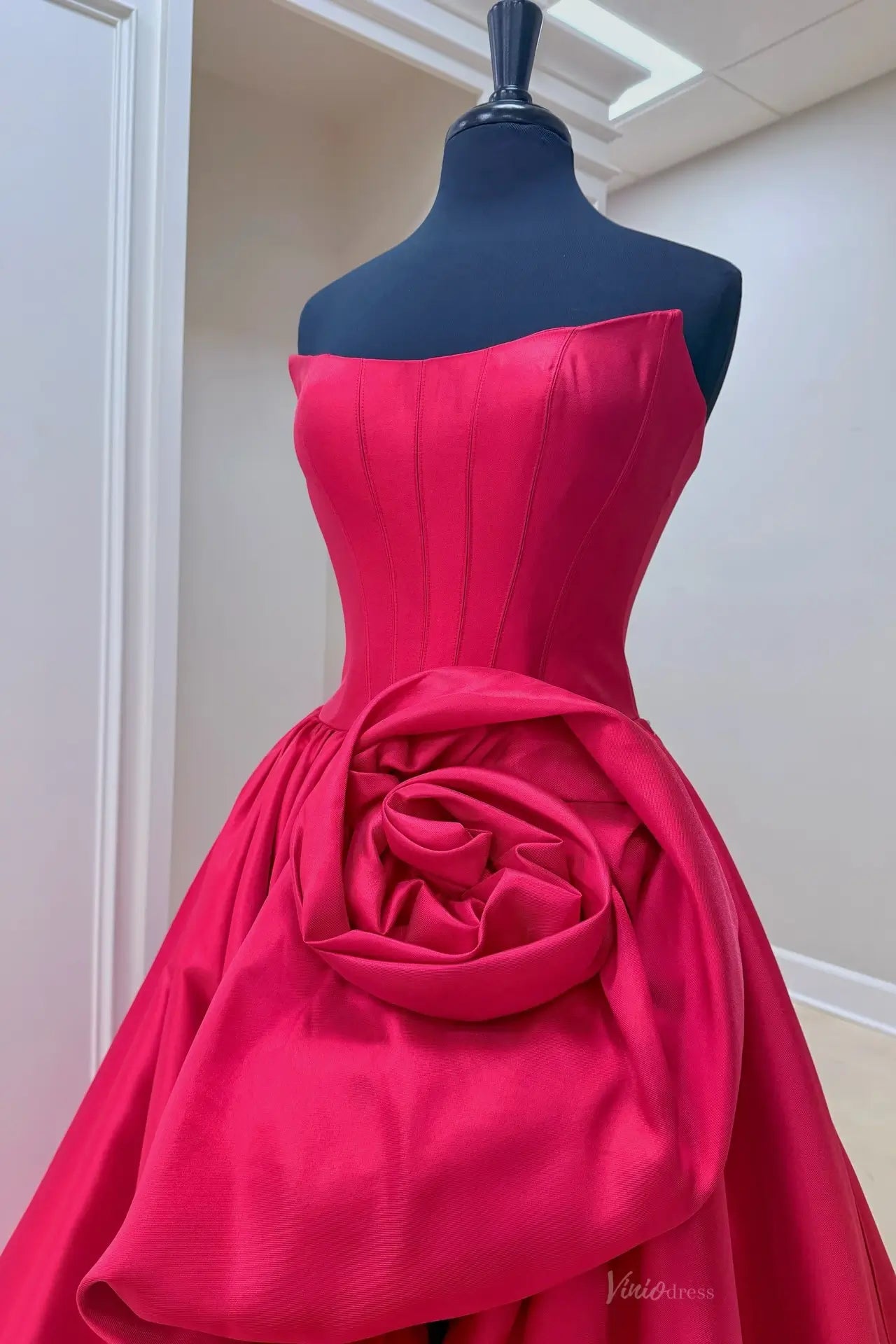 AS079-Prom Dresses 2026-Viniodress-Red-Custom Size-