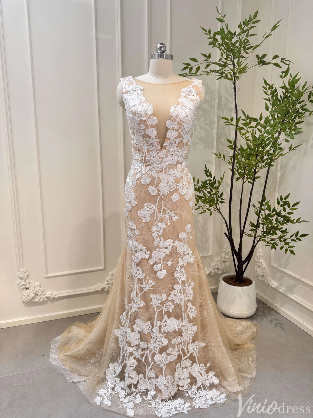 champagne colored mermaid wedding dresses Dress and beads Set Option:Dress/Plain Sash Cecilia One Shoulder Velvet Women/Skirts & Dresses
