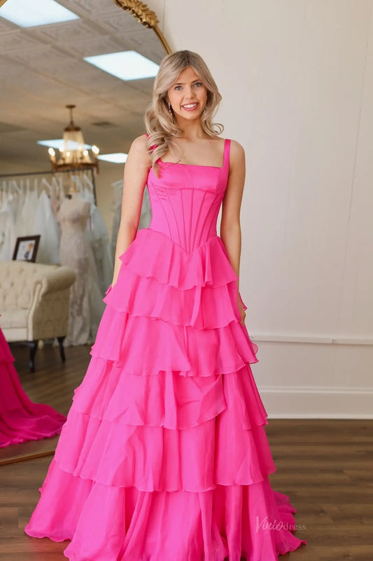 RF326-prom dresses 2026-Viniodress-Hot Pink-US 0-