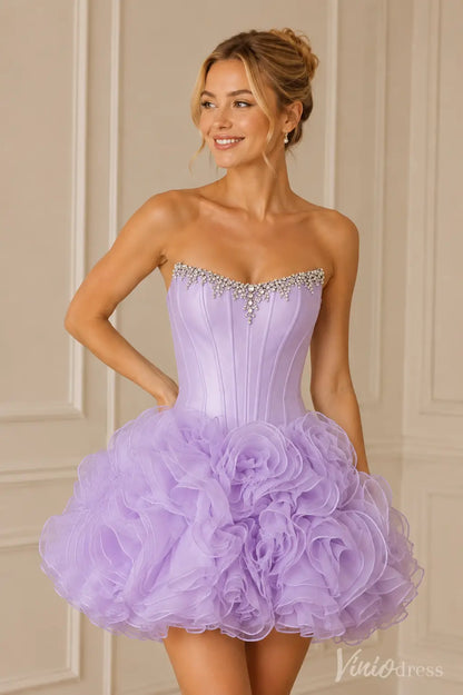 S26049-Homecoming Dresses 2026-Viniodress-Lavender-Custom Size – Add Measurements in Cart-
