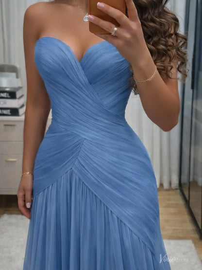 GE109 evening-Evening Dresses 2026-VINIODRESS-Dusty Blue-Custom Size – Add Measurements in Cart-