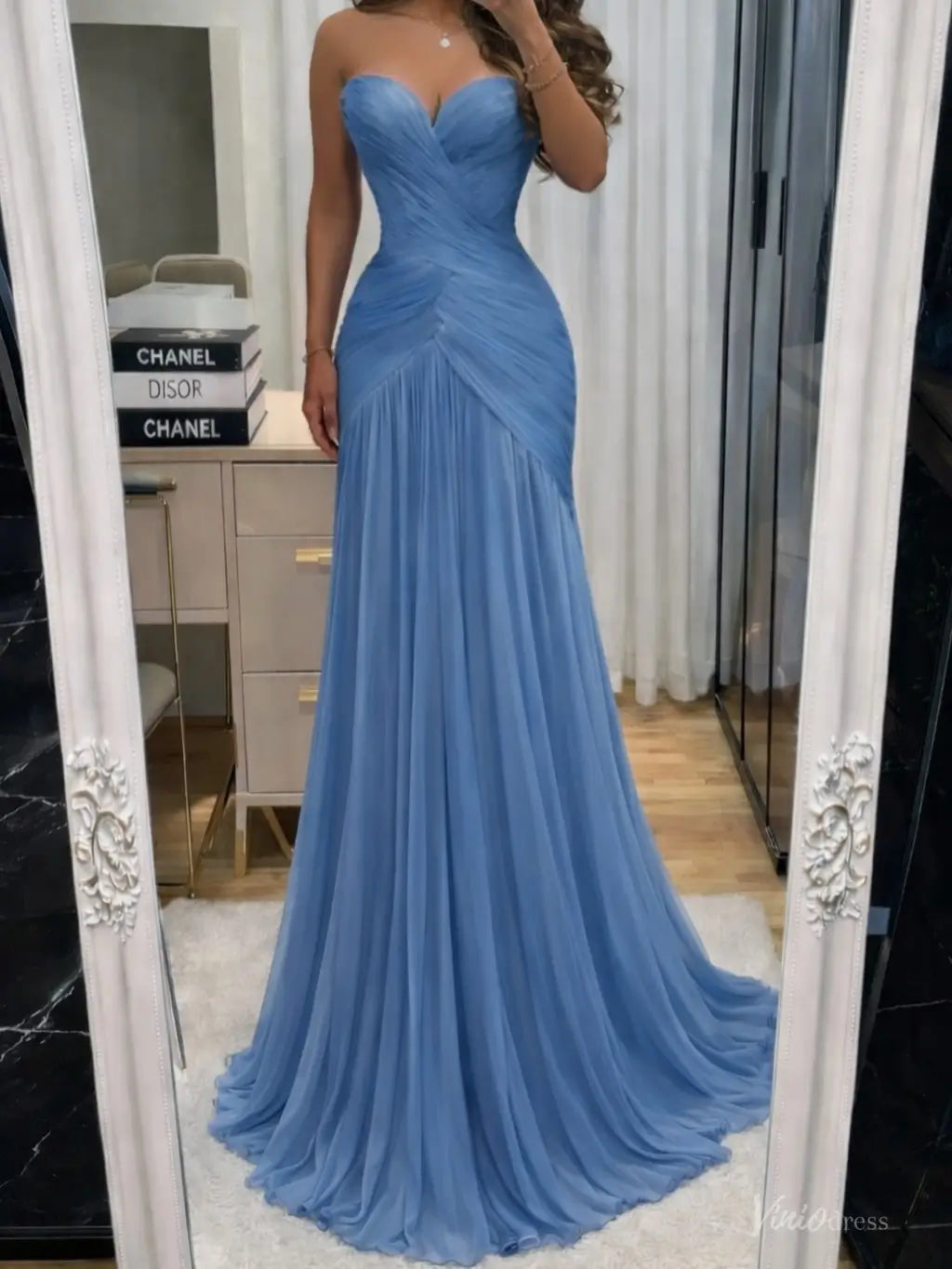 GE109 evening-Evening Dresses 2026-VINIODRESS-Dusty Blue-Custom Size – Add Measurements in Cart-