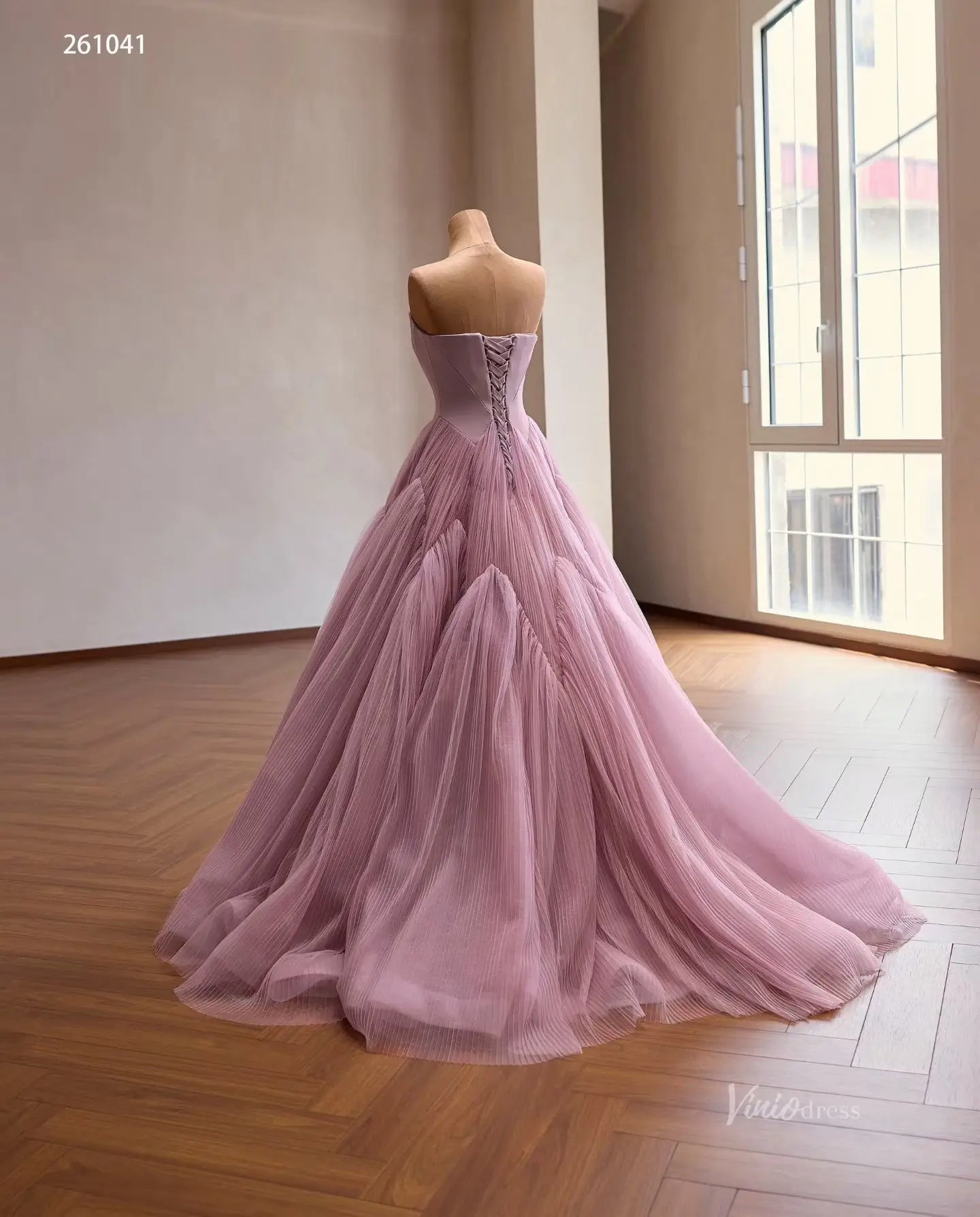 261041 20cm-Quinceanera Dresses 2026-Viniodress-Dusty Rose-Custom Size – Add Measurements in Cart-