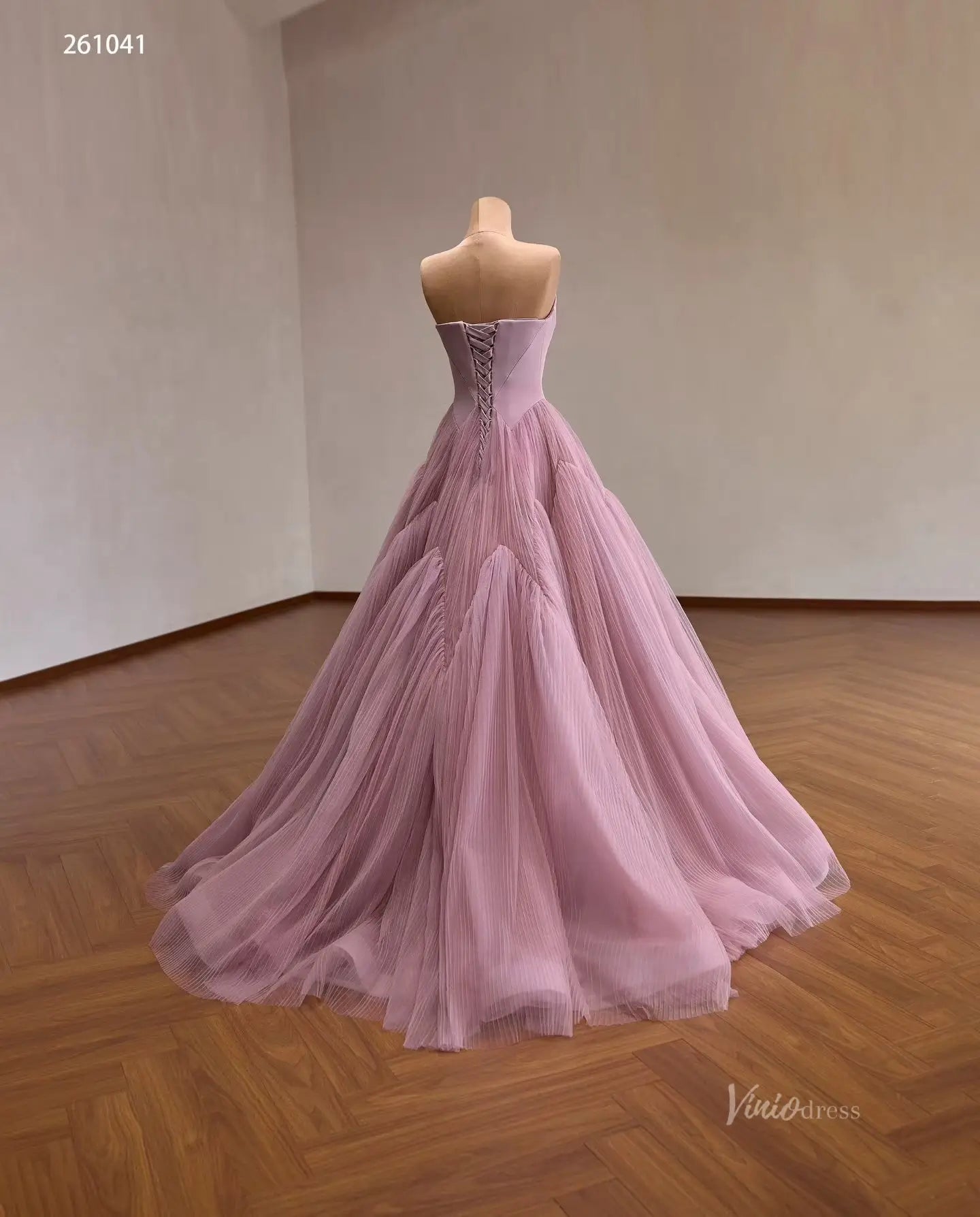 261041 20cm-Quinceanera Dresses 2026-Viniodress-Dusty Rose-Custom Size – Add Measurements in Cart-