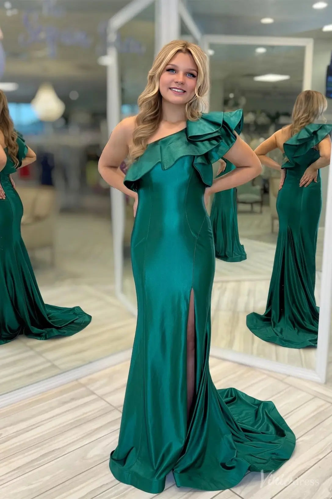 SS186不转-prom dresses 2026-Viniodress-Emerald-Custom Size-