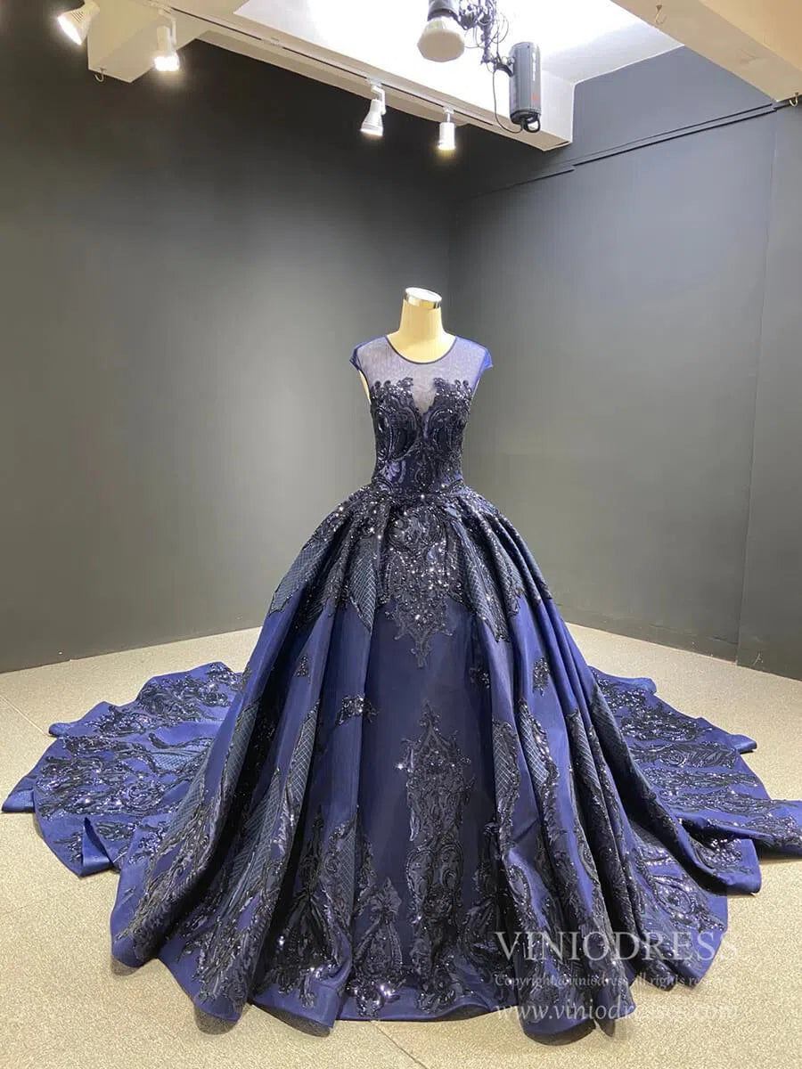 navy blue and burgundy wedding dress Marsala Collection #202355- $250