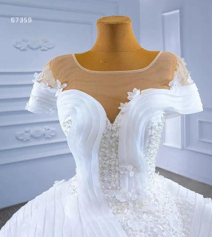 Haute Couture Mermaid Overskirt Wedding Dress 67359 Viniodress-wedding dresses 2025 -Viniodress-Ivory-Custom Size-