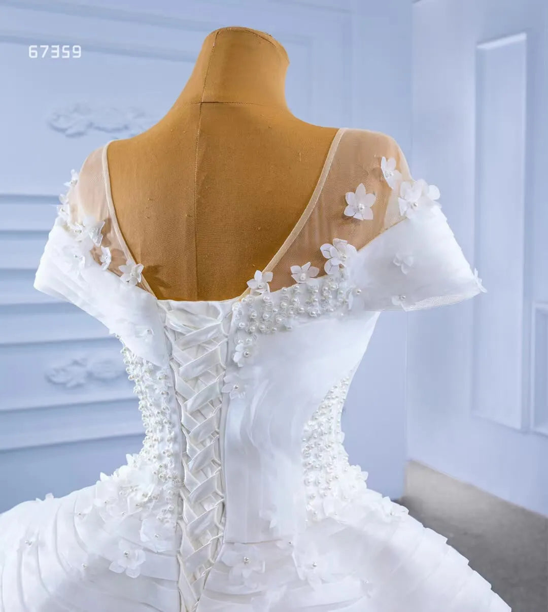 Haute Couture Mermaid Overskirt Wedding Dress 67359 Viniodress-wedding dresses 2025 -Viniodress-Ivory-Custom Size-