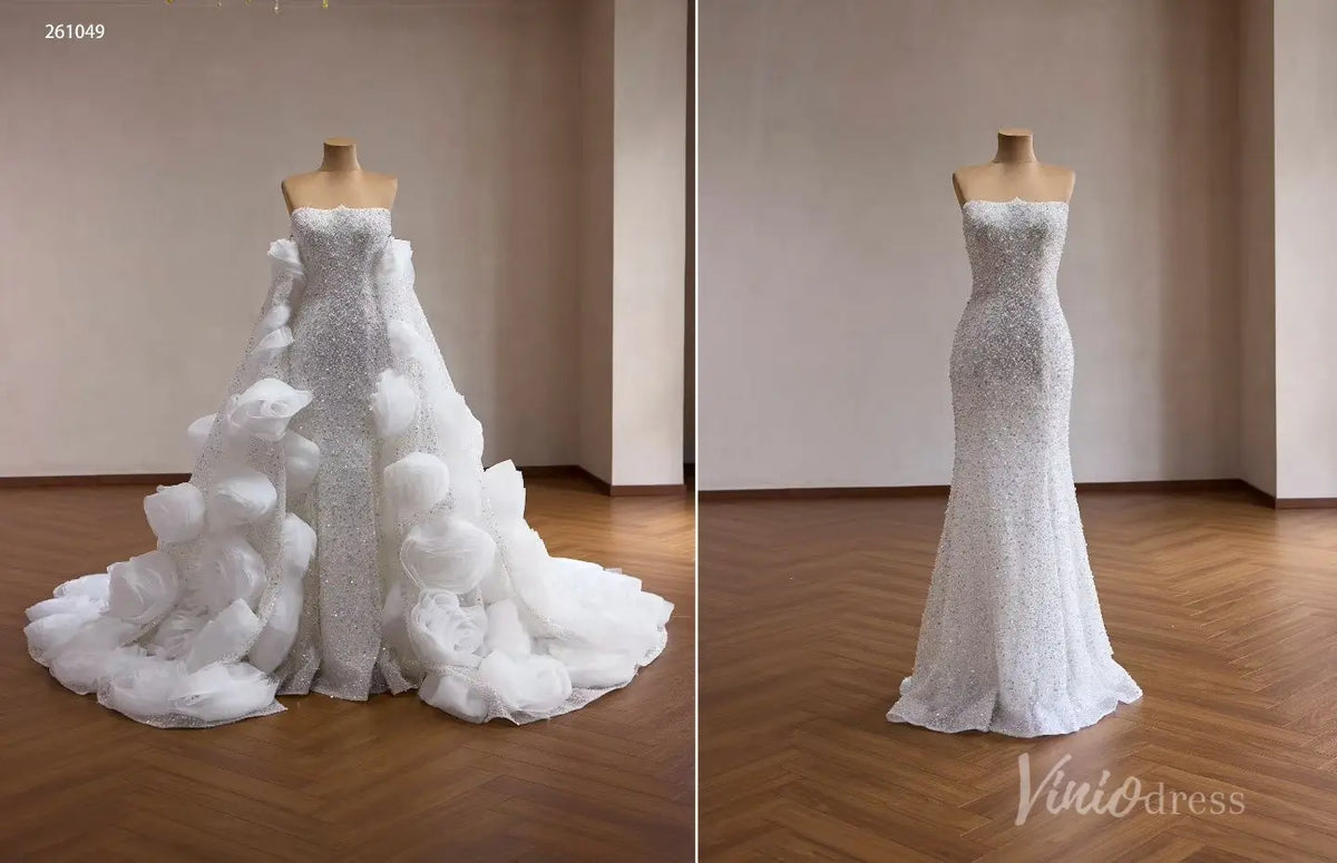 261049 80cm-wedding dresses 2026-Viniodress-Ivory-Custom Size – Add Measurements in Cart-